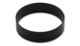 Vibrant HD Aluminum Union Sleeve for 2in OD Tubing - Hard Anodized Black - 0