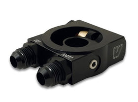 Vibrant Thermostatic Oil Cooler Sandwich Adapter w/Thermostat - 0