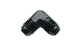 Vibrant -4AN 90deg Flare Union Fitting - Aluminum - 0