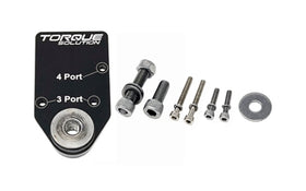 Torque Solution Billet MAC Valve Mount Bracket - For 3/4 Port MAC Solenoid Valves - 0
