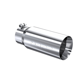 MBRP Universal Tip 5 O.D. Dual Wall Straight 4 inlet 12 length - 0