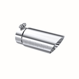 MBRP Universal Tip 3in O.D. Dual Wall Angled 4 inlet 10 length - 0