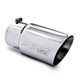 MBRP Universal Tip 6 O.D. Dual Wall Angled 5 inlet 12 length - 0