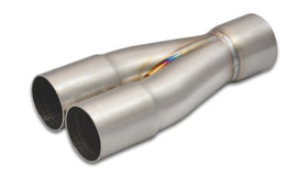 Vibrant 2-1 SS Merge Collectors (1-1/2in Inlet Slipover ID 1-3/4in Outlet OD) - Sold Individually - 0
