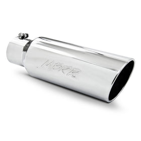 MBRP Universal Tip 6in OD Rolled End 4in Inlet 18in Length T304 - 0
