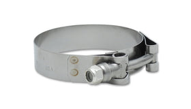 Vibrant SS T-Bolt Clamps Pack of 2 Size Range: 3.50in to 3.80in O.D. For use w/ 3.25in I.D. coupling - 0
