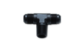 Vibrant -4AN x 1/8in NPT Flare to Pipe Tee Adapter Fitting - Aluminum - 0