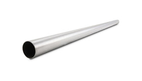 Vibrant 3.50in OD 304 Stainless Steel Brushed Straight Tubing - 0