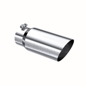 MBRP Universal Tip 5 O.D. Angled Single Walled 4 inlet 12 length - 0