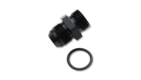 Vibrant -6AN Flare to AN Straight Cut Thread (9/16-18) w/ O-Ring Adapter Fitting - 0