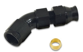 Vibrant 45 Degree 5/16in Tube to Female 6AN Adapter - 0