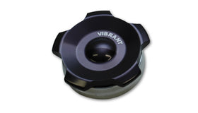 Vibrant 2in OD Aluminum Weld Bungs w/ Anodized Black Aluminum Threaded Cap (incl. O-Ring) - 0
