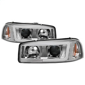 Spyder GMC Sierra 1500/2500/3500 99-06 V2 Projector Headlights - DRL - Chrome PRO-YD-CDE00V2-LB-C - 0