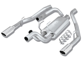 Borla 09-13 Dodge RAM 1500 5.7L CC/SB w/Fact Sngl Exh C/B 3x2.5in Single Round Rolled Split Rear - 0