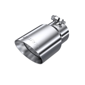MBRP Universal Tip 4in O.D. Dual Wall Angled 3in inlet 8in length T304 - 0