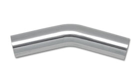 Vibrant 2.75in O.D. Universal Aluminum Tubing (30 degree Bend) - Polished - 0