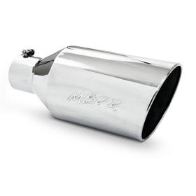 MBRP Universal Tip 8in O.D. Rolled End 4in inlet 18in length T304 - 0