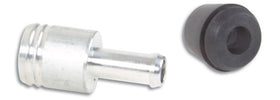 Vibrant 19mm (3/4in) O.D. Aluminum Vacuum Hose Fitting (includes Rubber Grommet) - 0