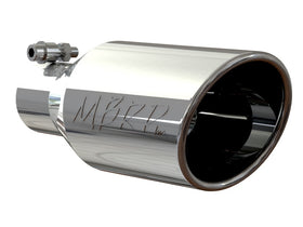 MBRP Universal Tip 4.5 O.D. Angle Rolled End 2.5 Inlet 11in Length - T304 - 0