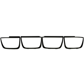 ANZO Taillight Bezels 2010-2013 Chevrolet Camaro Taillight Bezels - 4pc Flat Black