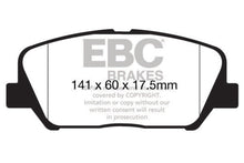 Load image into Gallery viewer, EBC 12-15 Hyundai Veloster 1.6 Turbo Yellowstuff Front Brake Pads