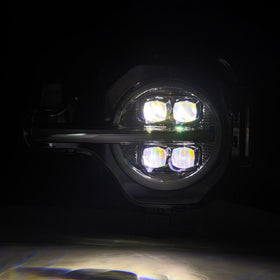 AlphaRex 21-23 Ford Bronco NOVA LED Proj Headlights Alpha-Black w/Activ Light/Seq Signal/DRL - 0