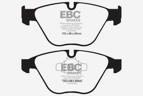 EBC 13+ BMW X1 2.0 Turbo (28i) Yellowstuff Front Brake Pads - 0