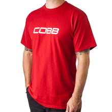 Load image into Gallery viewer, Cobb Tuning Logo Mens T-Shirt (Red) - Large