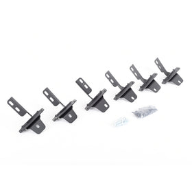 Go Rhino 2021+ Ford Bronco Brackets for RB Running Boards Textured Black - 0