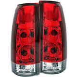 ANZO 1999-2000 Cadillac Escalade Taillights Red/Clear - New Gen