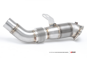 AMS Performance 2020+ Toyota Supra A90 Street Downpipe w/GESI Catalytic Converter - 0