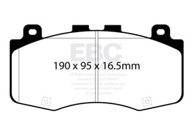 EBC 2018+ Jeep Grand Cherokee Trackhawk Yellowstuff Front Brake Pads