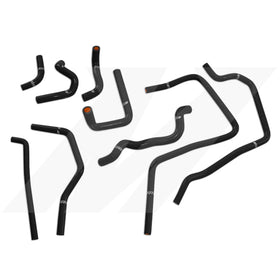 Mishimoto 01-05 Subaru WRX Black Silicone Ancillary Hoses - 0