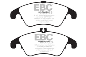 EBC 12+ Mercedes-Benz C250 Coupe 1.8 Turbo Sport Edition Yellowstuff Front Brake Pads - 0