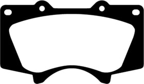 EBC 10+ Lexus GX460 4.6 Yellowstuff Front Brake Pads - 0