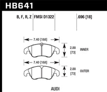 Load image into Gallery viewer, Hawk 09-10 Audi A4/A4 Quattro/A5 Quattro/Q5/S5 / 10 S4 HPS Street Front Brake Pads