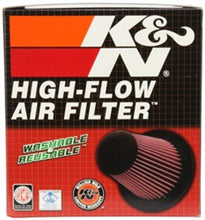 Load image into Gallery viewer, K&amp;N Filter Universal Rubber Filter 5 inch Flange 6 1/2 inch Base 4 3/8 inch Top 7 inch Height