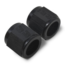 Load image into Gallery viewer, Russell Performance -6 AN Tube Nuts 3/8in dia. (Black) (2 pcs.)
