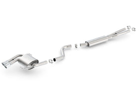 Borla 08-12 BMW 328i Sdm E90 2.0L RWD Dual Left Rear Exit Touring Cat-Back Exhaust - 0