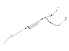 Borla 12-15 Jeep Wrangler 3.6L V6 Auto/Manual Trans Turndown Tip Dual Left Rear Exit Exhaust - 0