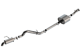Borla 21-22 Ford Bronco 2.7L 2DR/4DR T-304 Stainless Steel Cat-Back Touring Exhaust - Brushed