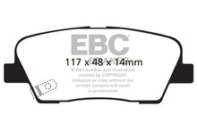 Load image into Gallery viewer, EBC 06-09 Hyundai Entourage 3.8 Yellowstuff Rear Brake Pads
