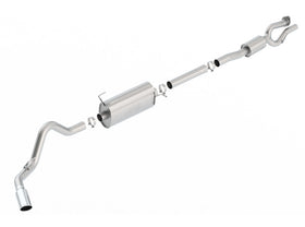 Borla S-Type Cat-Back 17-19 Ford F-250/350 Super Duty Side Exit Exhaust - 5in tip (Gas Only) - 0