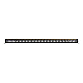 Go Rhino Universal Blackout Combo Series 50in Double Row LED Light Bar w/ Amber Lighting - Black - 0