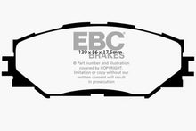 Load image into Gallery viewer, EBC 10-12 Lexus HS250h 2.4 Hybrid Greenstuff Front Brake Pads
