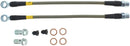 StopTech 02-08 Audi A4 Quattro Rear Stainless Steel Brake Line Kit-4