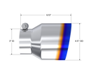 MBRP Universal Stainless Steel Dual Wall Tip 4.5in OD/3in Inlet/6.13in L-2
