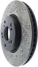 StopTech Slotted & Drilled Sport Brake Rotor Front Right 13 Honda Accord Sport-6