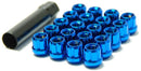 Wheel Mate Muteki Open End Lug Nuts - Blue 12x1.50-1