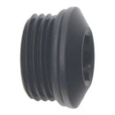 DeatschWerks 8AN ORB Male Plug Low Profile Internal Allen/Hex (Incl O-Ring) Anodized Matte Black-1